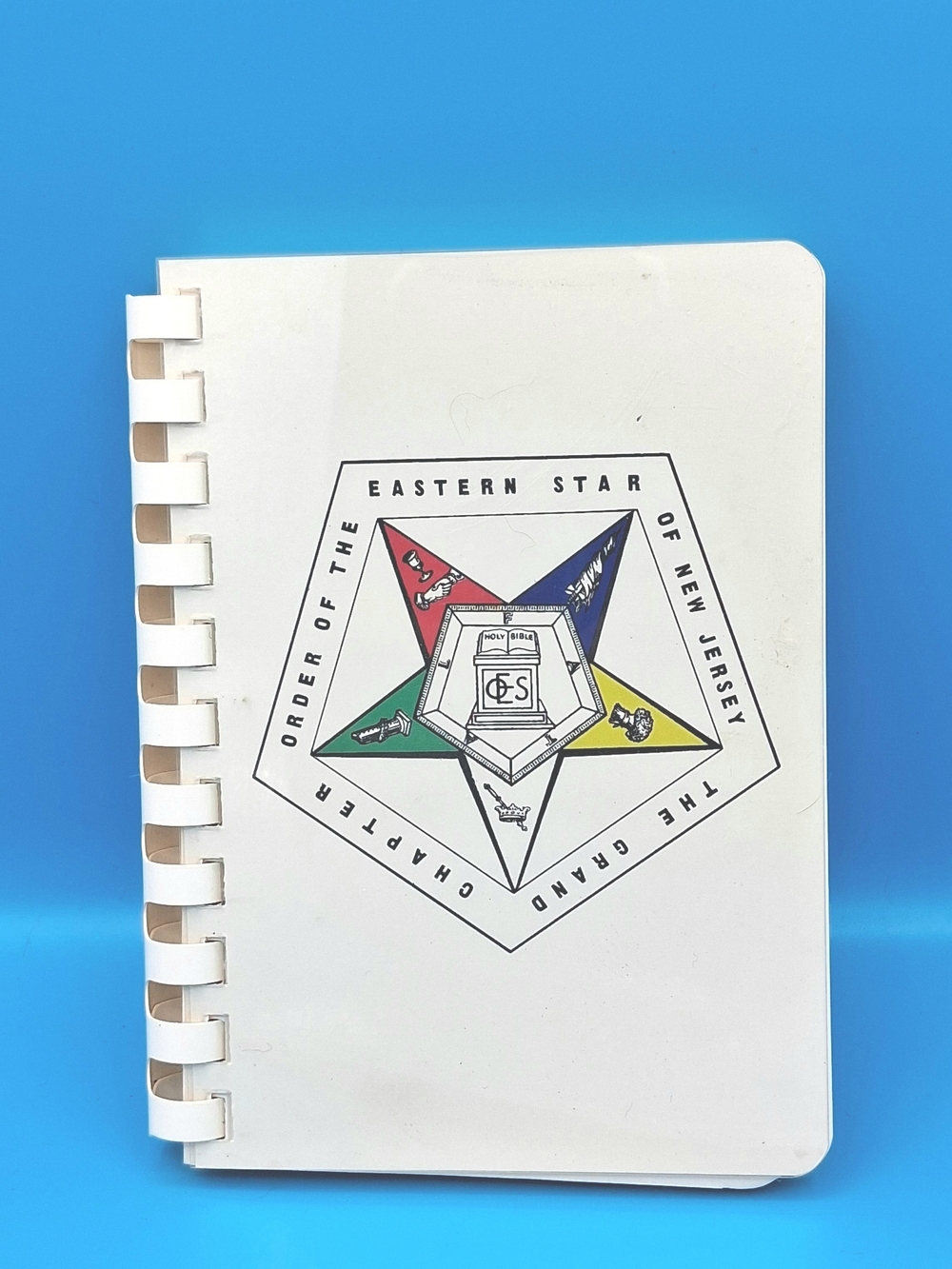 vintage spiral Bound book published  The Grand Chapter Order of the Eastern Star